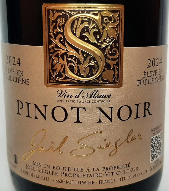 Pinot Noir Barrigues 2024 - Joel Siegler