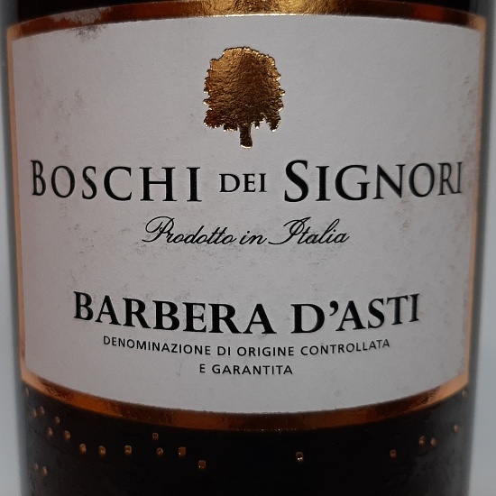 Barbera d´Asti DOCG 2020 - Bosio Family Estates