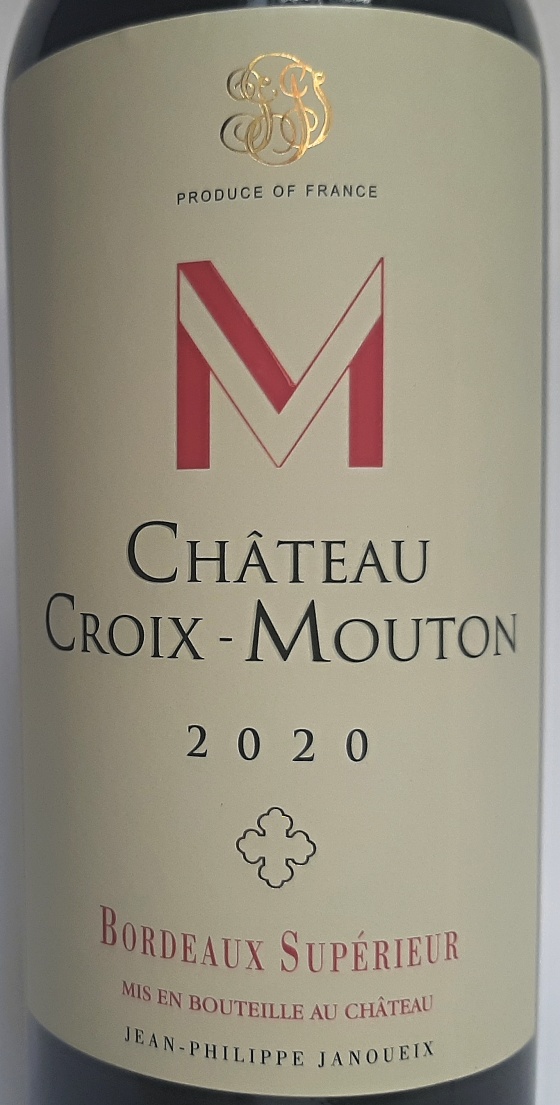 Chateau Croix-Mouton 2020 - AOP Bordeaux Superieur - Saint-Émilion