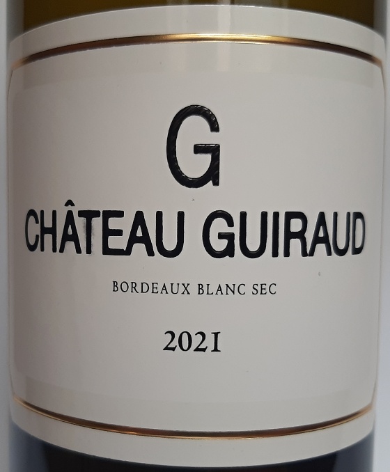 Le G de Chateau Guiraud 2021 Blanc Sec - AOP Bordeaux - Sauternes 