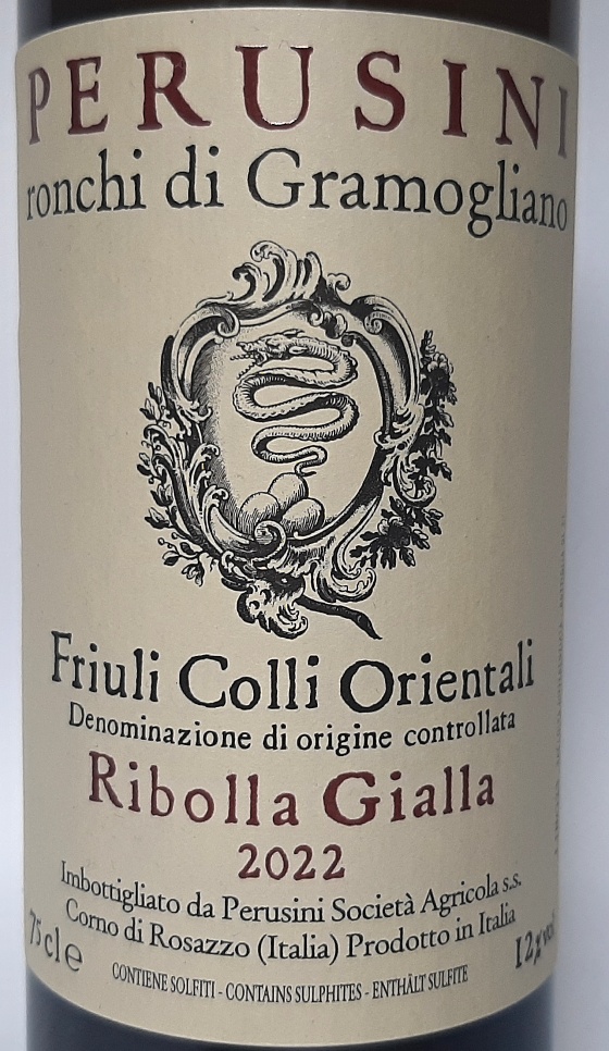 Ribolla Gialla DOC 2022 - Perusini