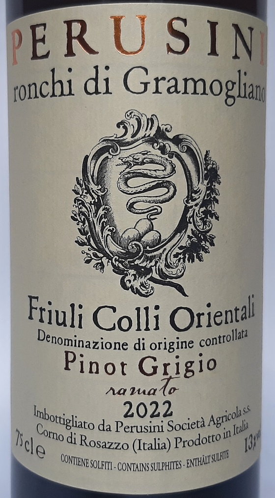 Pinot Grigio Ramato BIO DOC 2022 - Perusini