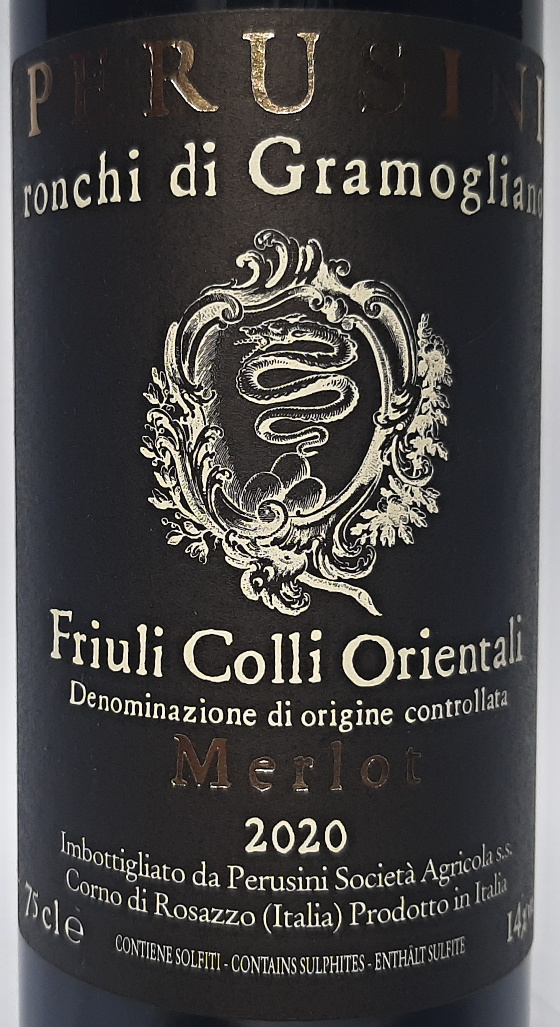 Merlot Black label DOC 2020 - Perusini