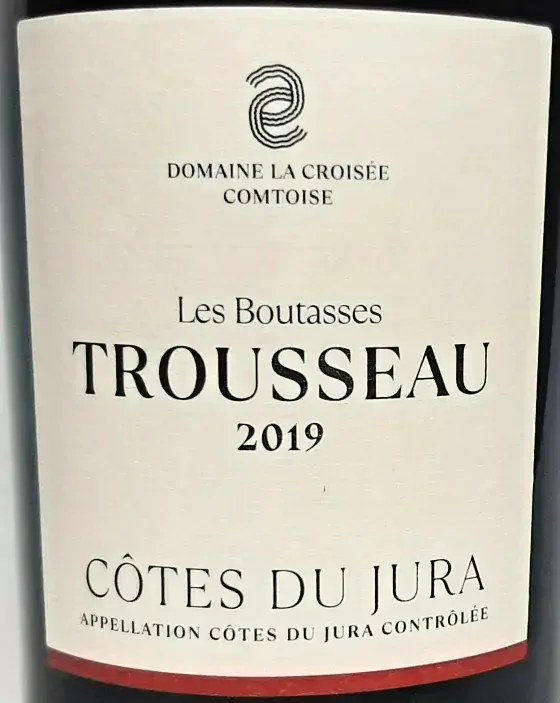 Cote du Jura Trousseau 2019 Les Boutasses - Domaine La Croisee Comtoise