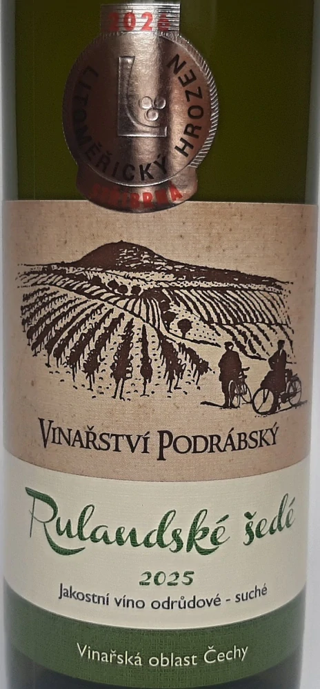 Rulandské šedé jakostní víno odrůdové 2025 - Vinařství Podrábský