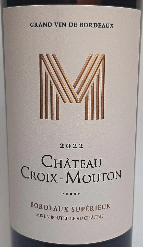 Chateau Croix-Mouton 2022 - AOP Bordeaux Supérieur - Saint-Emilion