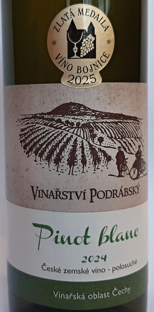 Pinot blanc zemské víno 2024 - Vinařství Podrábský