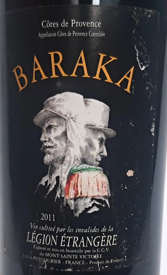 Baraka AOC 2011 Cotes de Provence - Maison - Légionnaire