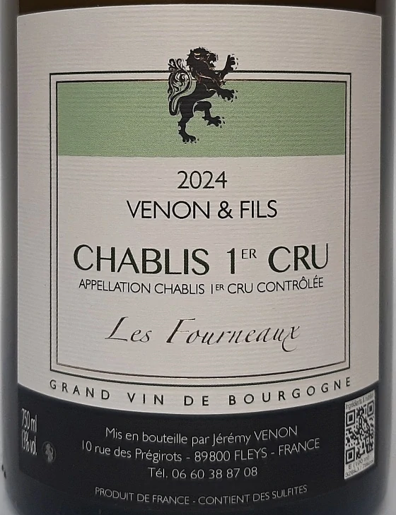 Chablis 1er Cru Fourmeaux 2024 - Jérémy Venon
