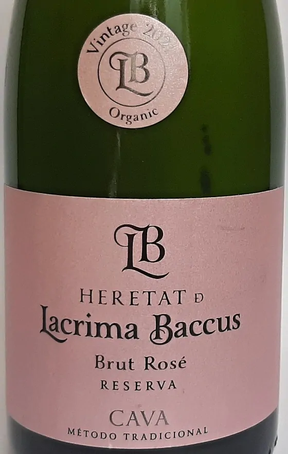 Cava Heretat Brut Rosado Reserva 2022 - Lacrima Baccus