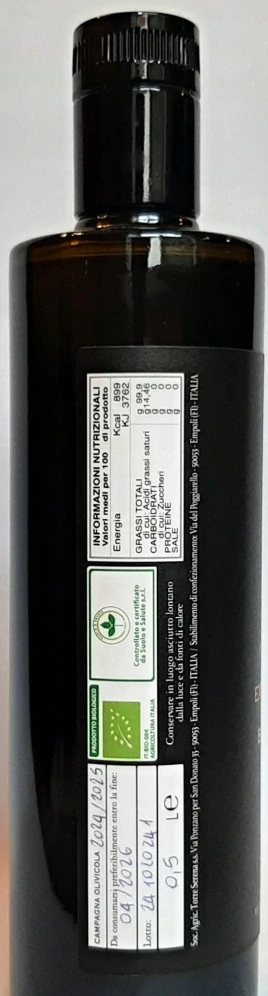 Olive Oil BIOLOGICO Extra Virgine Toscana 0,5 litr - Torre Serena