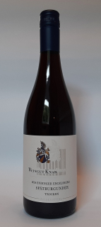 Spatgurgunder Rotwein Holzfass trocken 2018 - Weingut Knab