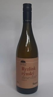 Ryzlink rýnský PS 2023 Zámek Neuberk - Školní Statek Mělník