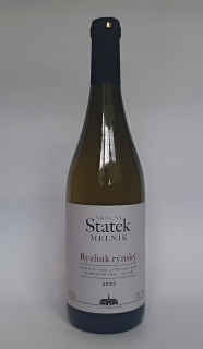 Ryzlink rýnský kabinetní víno 2020 - Školní Statek Mělník