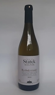Ryzlink rýnský kabinetní víno 2020 - Školní Statek Mělník